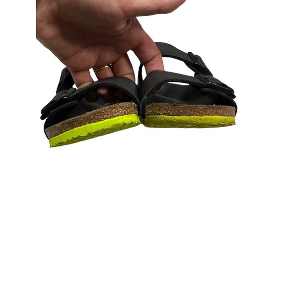 Birkenstock Arizona Little Boys Black Sandals-sz 3 (EU 34) - Picture 2 of 9